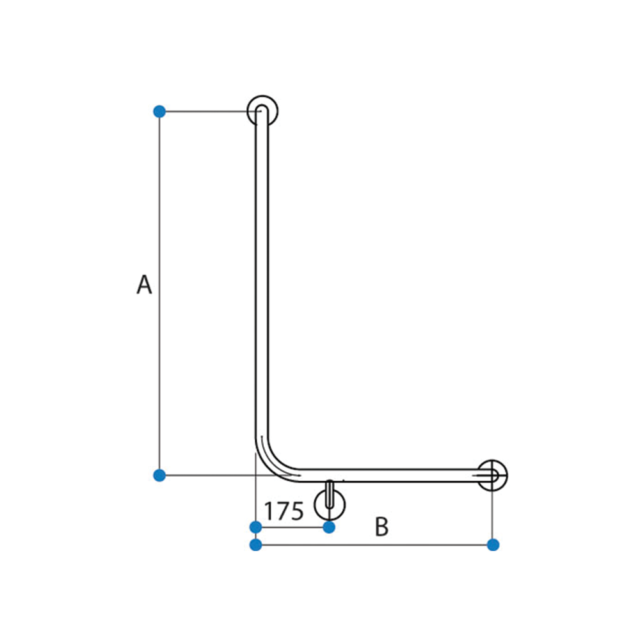 S27 – 90° BEND SHOWER GRABRAIL Location Photo
