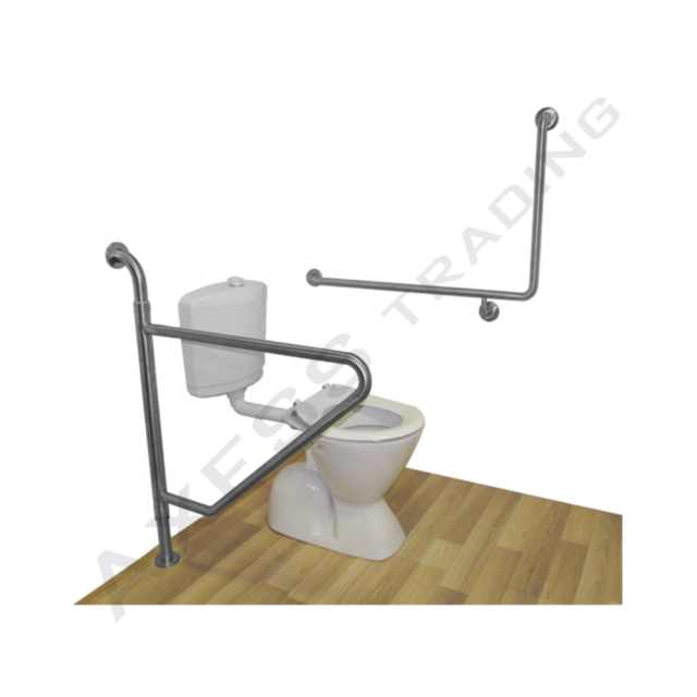 T130 – TOILET GRABRAIL – Swing Away Support Rail Location Photo