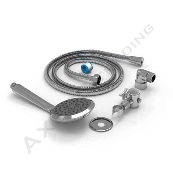 SYSCPRET – HAND SHOWER SET with Sliding Shower Bracket to Fit 32mm Grabrail Location Photo