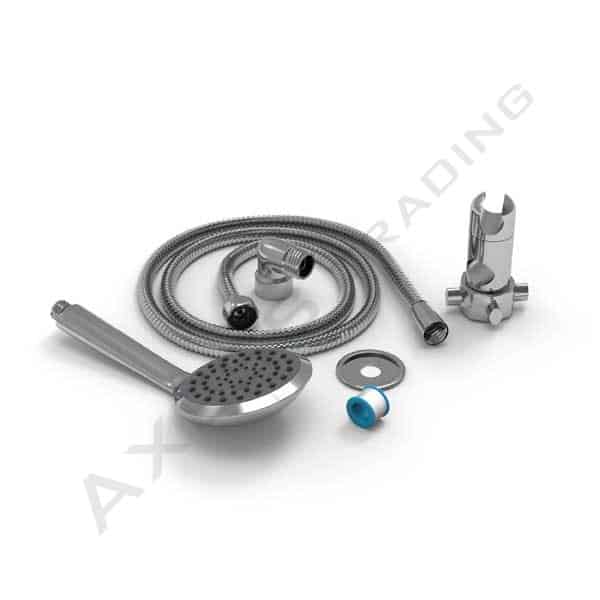 SYSCPRETAB – HAND SHOWER SET with Sliding Shower Bracket to Fit 32mm Grabrail Location Photo