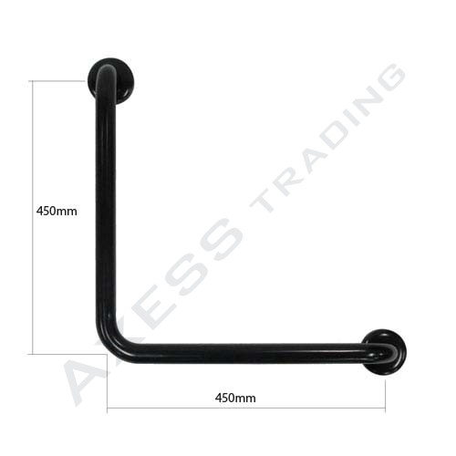 EGT2A.B – Unique Satin Black Ambulant  Grab Rail 90° Location Photo