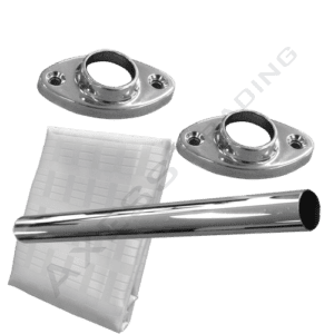 UFKIT – SHOWER CURTAIN RAIL with SHOWER CURTAIN or ROBE RAIL Location Photo