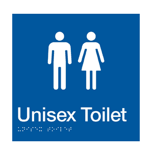 BS.UT – BRAILLE SIGNAGE – Unisex Toilet Location Photo