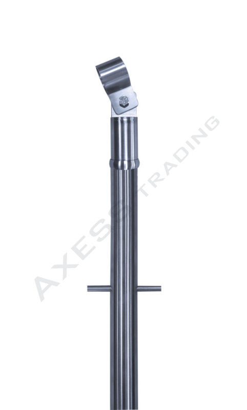 AB100.CP39 – 38mm BANNISTER RAIL CONCRETING POST – includes Top of Post Fitting Location Photo